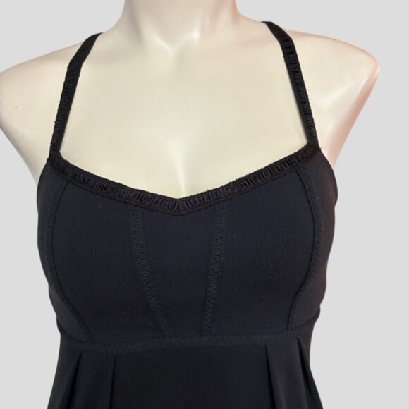 Lululemon Black Athletic Tank Top Size 4 - Picture 2 of 11